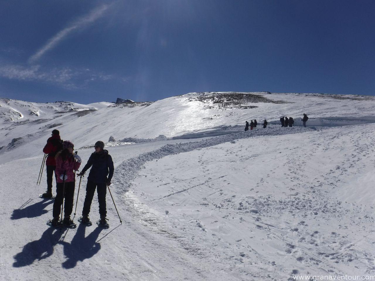 raquetas de nieve sierra nevada