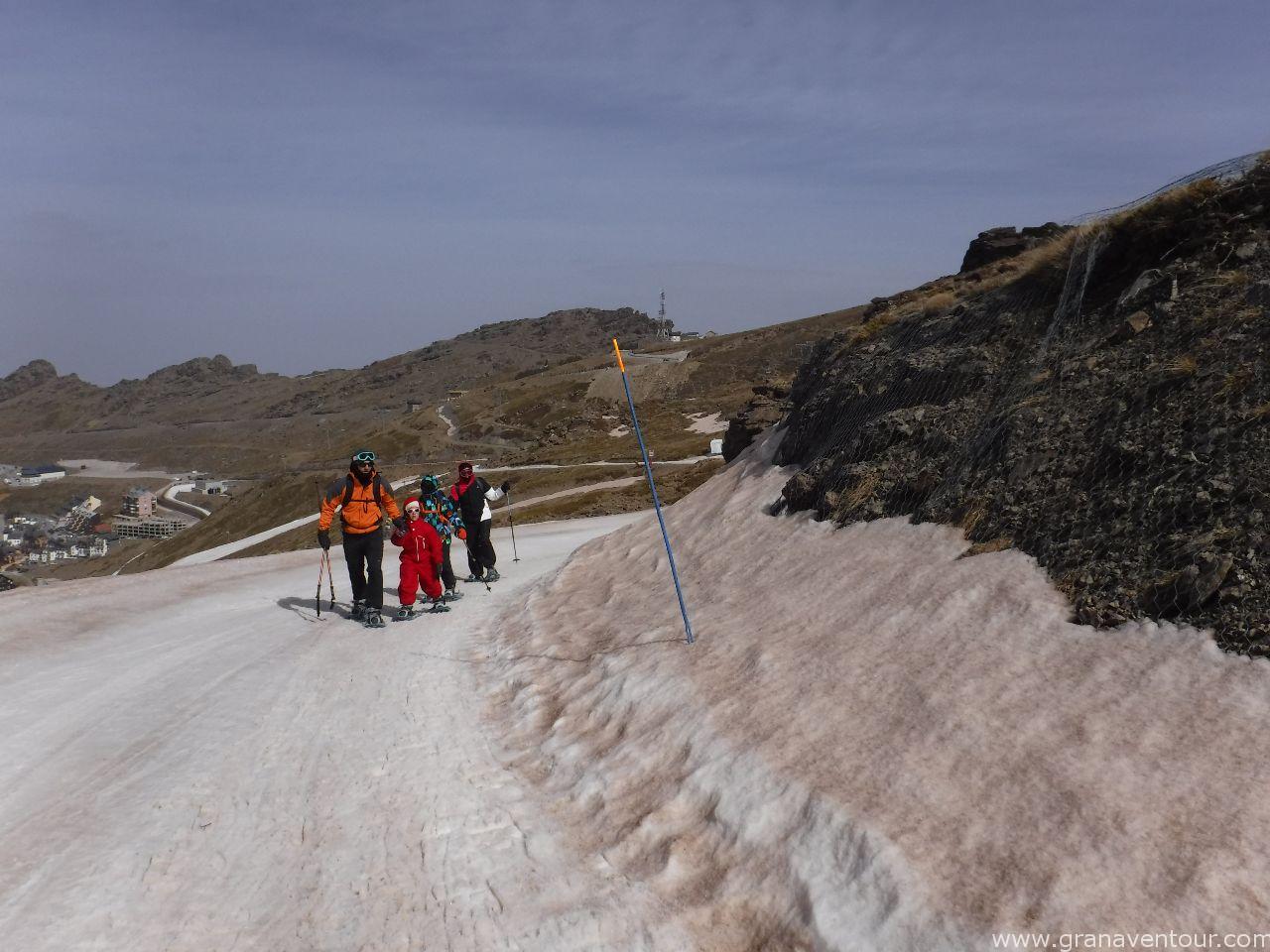 raquetas de nieve sierra nevada