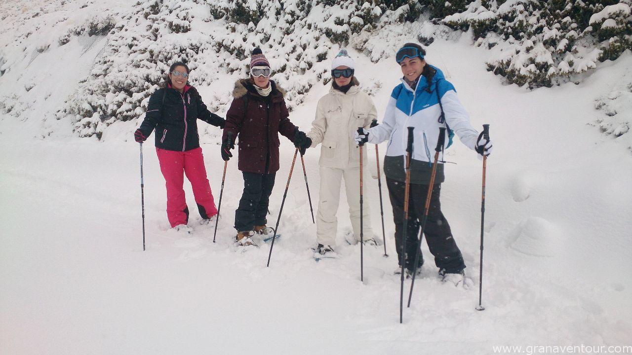 raquetas de nieve sierra nevada