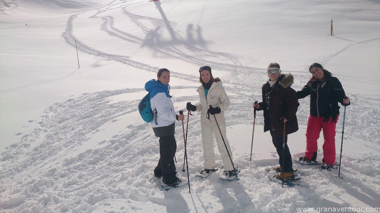 raquetas de nieve sierra nevada