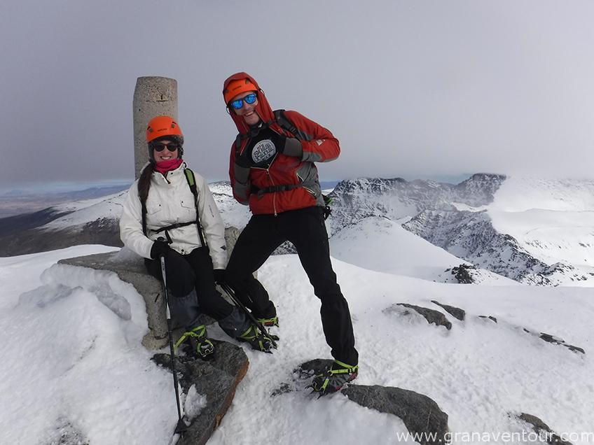subida invernal veleta
