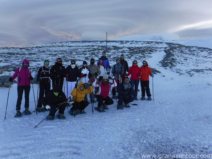 raquetas de nieve sierra nevada