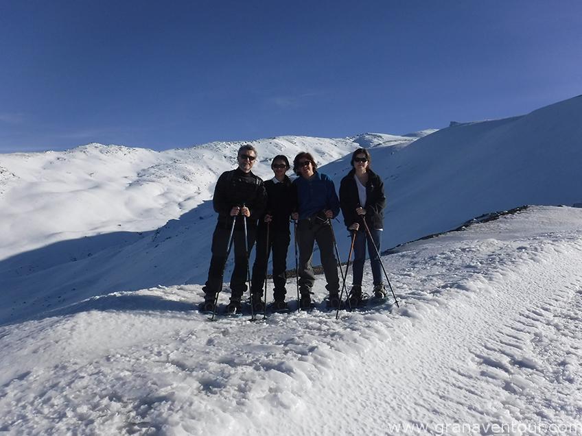 raquetas de nieve sierra nevada