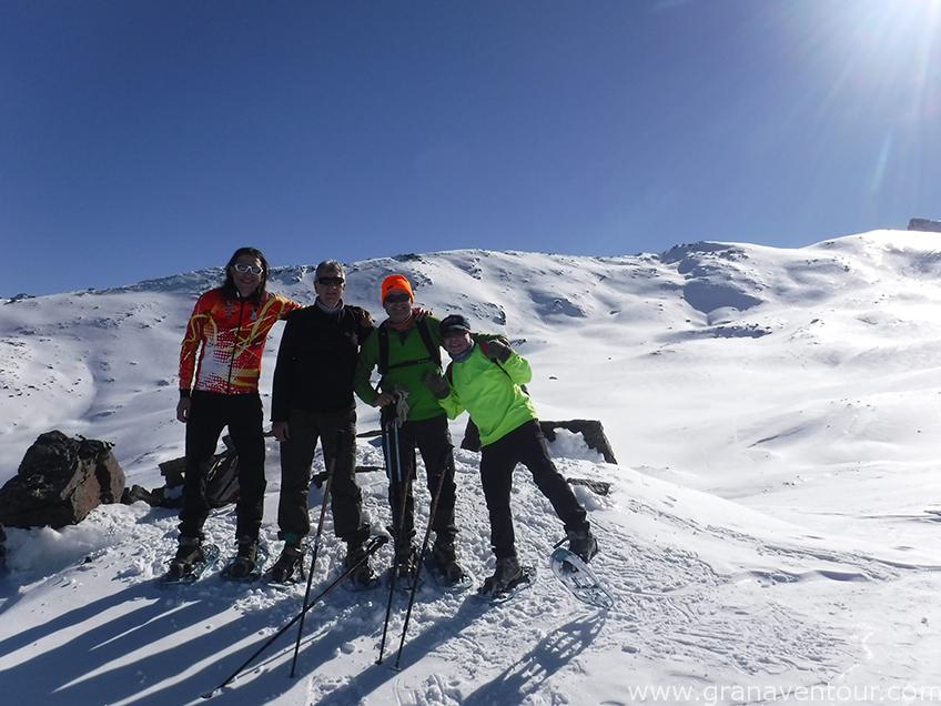 raquetas de nieve sierra nevada