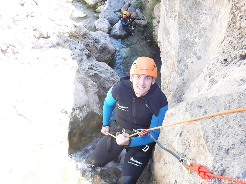 barranquismo río verde
