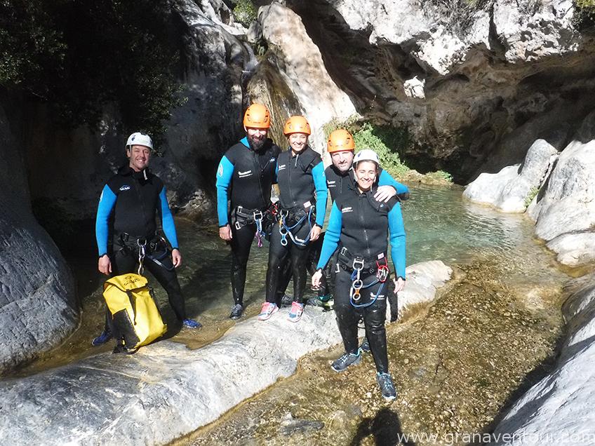 barranquismo río lentegí