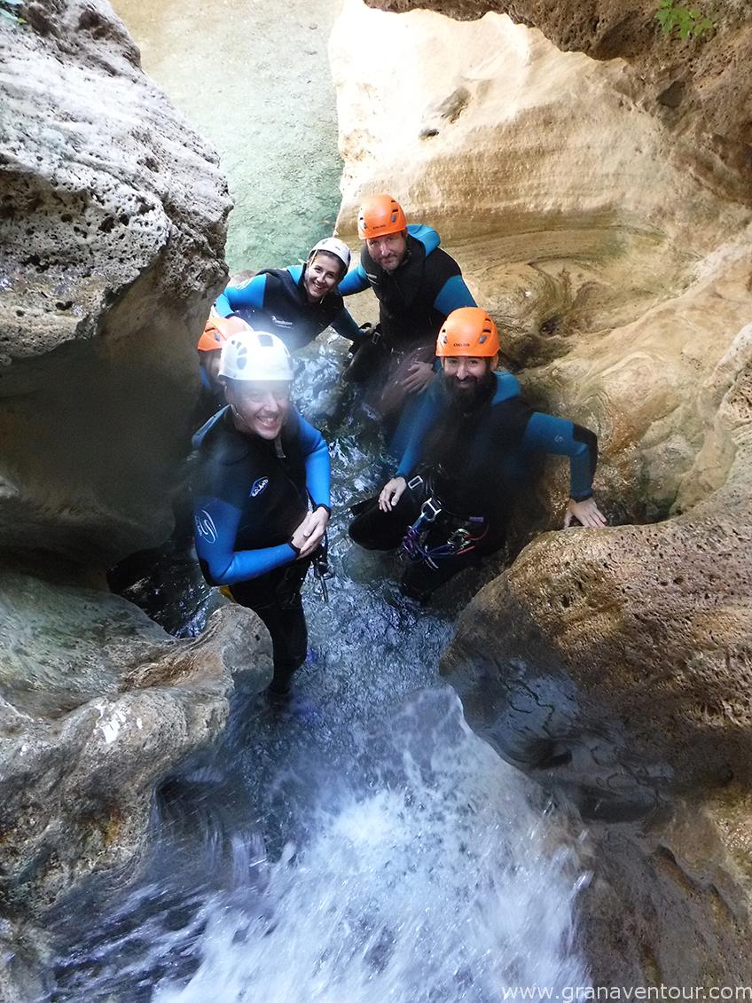 barranquismo río lentegí